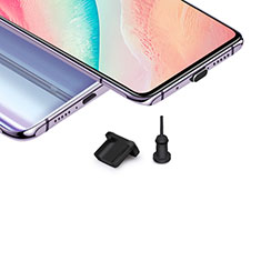 Tappi Antipolvere USB-B Jack Anti-dust Android Anti Polvere Universale H02 per Huawei Mate 30 Pro Nero