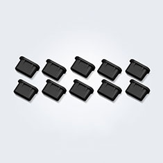 Tappi Antipolvere USB-C Jack Anti-dust Type-C Anti Polvere Universale 10PCS H01 per Apple iPad Pro 12.9 (2022) Nero