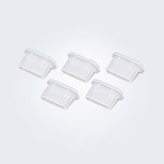 Bianco Tappi Antipolvere USB-C Jack Anti-dust Type-C Anti Polvere Universale 5PCS H01 per Apple iPad Pro 12.9 (2021) Bianco