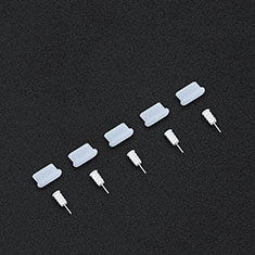 Bianco Tappi Antipolvere USB-C Jack Anti-dust Type-C Anti Polvere Universale 5PCS H02 per Apple iPhone 15 Pro Bianco