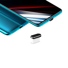 Tappi Antipolvere USB-C Jack Anti-dust Type-C Anti Polvere Universale H02 per Xiaomi Mi A3 Nero