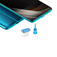 Tappi Antipolvere USB-C Jack Anti-dust Type-C Anti Polvere Universale H03 per Samsung Galaxy S3 III LTE 4G Blu