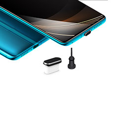 Tappi Antipolvere USB-C Jack Anti-dust Type-C Anti Polvere Universale H03 per Huawei Enjoy 10e Nero