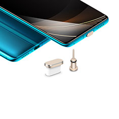Tappi Antipolvere USB-C Jack Anti-dust Type-C Anti Polvere Universale H03 per Huawei Ascend G7 Oro