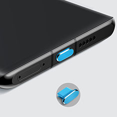 Tappi Antipolvere USB-C Jack Anti-dust Type-C Anti Polvere Universale H08 per Apple iPad Pro 12.9 (2022) Blu