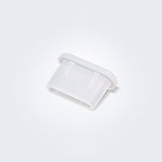 Tappi Antipolvere USB-C Jack Anti-dust Type-C Anti Polvere Universale H11 per Apple iPhone 15 Plus Bianco
