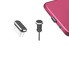 Tappi Antipolvere USB-C Jack Anti-dust Type-C Anti Polvere Universale H12 per Huawei Ascend G628 Grigio Scuro