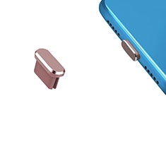 Tappi Antipolvere USB-C Jack Anti-dust Type-C Anti Polvere Universale H13 per Apple iPhone 15 Oro Rosa