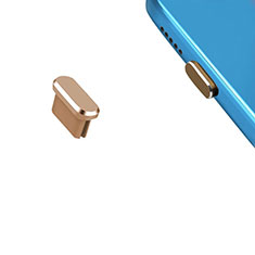 Tappi Antipolvere USB-C Jack Anti-dust Type-C Anti Polvere Universale H13 per Apple iPhone 15 Plus Oro