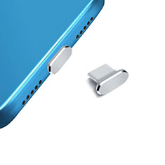 Tappi Antipolvere USB-C Jack Anti-dust Type-C Anti Polvere Universale H14 per Xiaomi Mi 12X 5G Argento