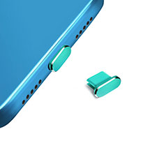 Tappi Antipolvere USB-C Jack Anti-dust Type-C Anti Polvere Universale H14 per Apple iPhone 15 Verde