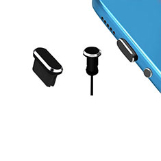 Tappi Antipolvere USB-C Jack Anti-dust Type-C Anti Polvere Universale H15 per Huawei Honor Play4 5G Nero