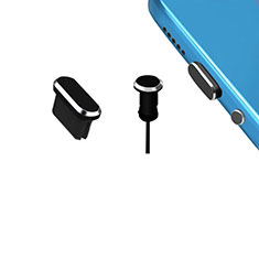 Tappi Antipolvere USB-C Jack Anti-dust Type-C Anti Polvere Universale H15 per Apple iPhone 15 Plus Nero