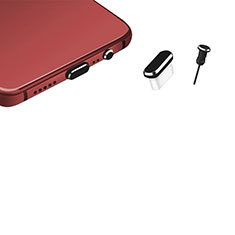 Tappi Antipolvere USB-C Jack Anti-dust Type-C Anti Polvere Universale H17 per Apple iPhone 15 Plus Nero