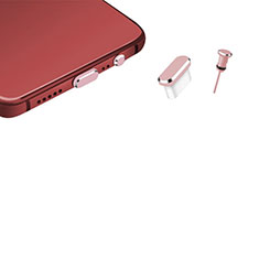 Tappi Antipolvere USB-C Jack Anti-dust Type-C Anti Polvere Universale H17 per Apple iPhone 15 Plus Oro Rosa