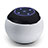 Altoparlante Casse Mini Bluetooth Sostegnoble Stereo Speaker S22 Argento