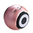Altoparlante Casse Mini Bluetooth Sostegnoble Stereo Speaker S22 Oro Rosa