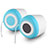 Altoparlante Casse Mini Sostegnoble Stereo Speaker S02 Bianco