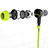 Auricolari Cuffia In Ear Stereo Universali Sport Corsa H11 Verde
