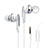 Auricolari Cuffia In Ear Stereo Universali Sport Corsa H23 Bianco