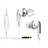 Auricolari Cuffia In Ear Stereo Universali Sport Corsa H23 Bianco