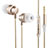 Auricolari Cuffia In Ear Stereo Universali Sport Corsa H28 Oro