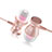 Auricolari Cuffia In Ear Stereo Universali Sport Corsa H34 Rosa