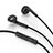 Auricolari Cuffie In Ear Stereo Universali Sport Corsa H07 Nero