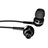 Auricolari Cuffie In Ear Stereo Universali Sport Corsa H09 Nero