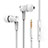 Auricolari Cuffie In Ear Stereo Universali Sport Corsa H12 Bianco