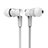 Auricolari Cuffie In Ear Stereo Universali Sport Corsa H12 Bianco