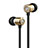 Auricolari Cuffie In Ear Stereo Universali Sport Corsa H18 Oro