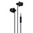 Auricolari Cuffie In Ear Stereo Universali Sport Corsa H27 Nero