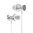 Auricolari Cuffie In Ear Stereo Universali Sport Corsa H34 Argento