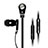Auricolari Cuffie In Ear Stereo Universali Sport Corsa Nero