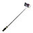 Bastoni Selfie Stick Asta Estensibile Cablato Universale S01 Nero