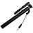 Bastoni Selfie Stick Asta Estensibile Cablato Universale S06 Nero