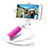 Bastoni Selfie Stick Asta Estensibile Cablato Universale S10 Rosa