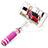 Bastoni Selfie Stick Asta Estensibile Cablato Universale S18 Rosa