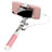 Bastoni Selfie Stick Asta Estensibile Cablato Universale S19 Rosa