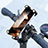 Bicicletta Motocicletta Supporto Manubrio Telefono Sostegno Cellulari Universale H04 Nero