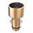 Caricabatteria da Auto Doppia Porta Adattatore 3.1A Universale Oro