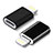 Cavo Android Micro USB a Lightning USB H01 per Apple iPad Air 2 Nero