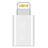 Cavo Android Micro USB a Lightning USB H01 per Apple iPhone 13 Mini Bianco