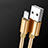Cavo da Lightning USB a Cavetto Ricarica Carica Android Micro USB Type-C 3A H03