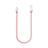 Cavo da USB a Cavetto Ricarica Carica C06 per Apple iPhone 12 Rosa