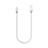 Cavo da USB a Cavetto Ricarica Carica C06 per Apple iPhone SE3 (2022) Bianco