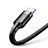 Cavo da USB a Cavetto Ricarica Carica C07 per Apple New iPad 9.7 (2017) Nero