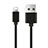 Cavo da USB a Cavetto Ricarica Carica D08 per Apple iPhone 12 Max Nero