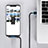 Cavo da USB a Cavetto Ricarica Carica D11 per Apple iPhone 5C Nero